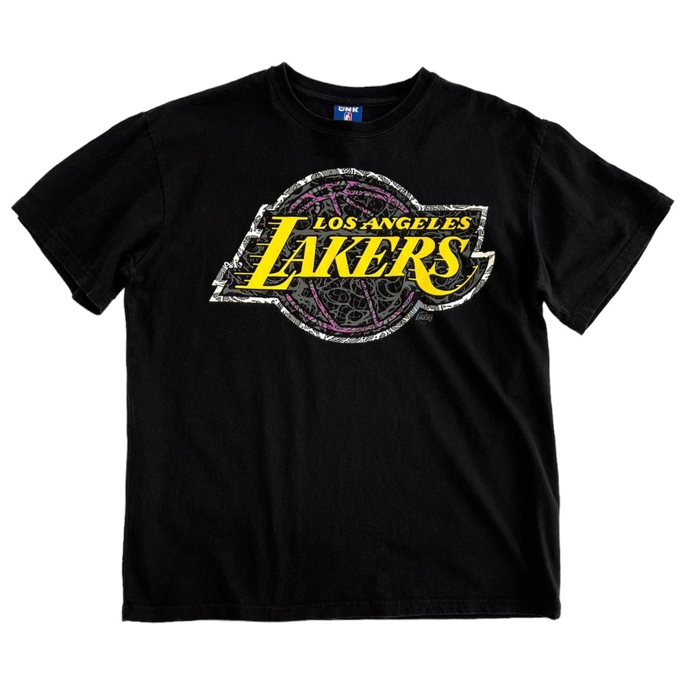 UNK Blue Label Los Angeles Lakers Shirt Men's XL Black Teamwear Sportswear NBA